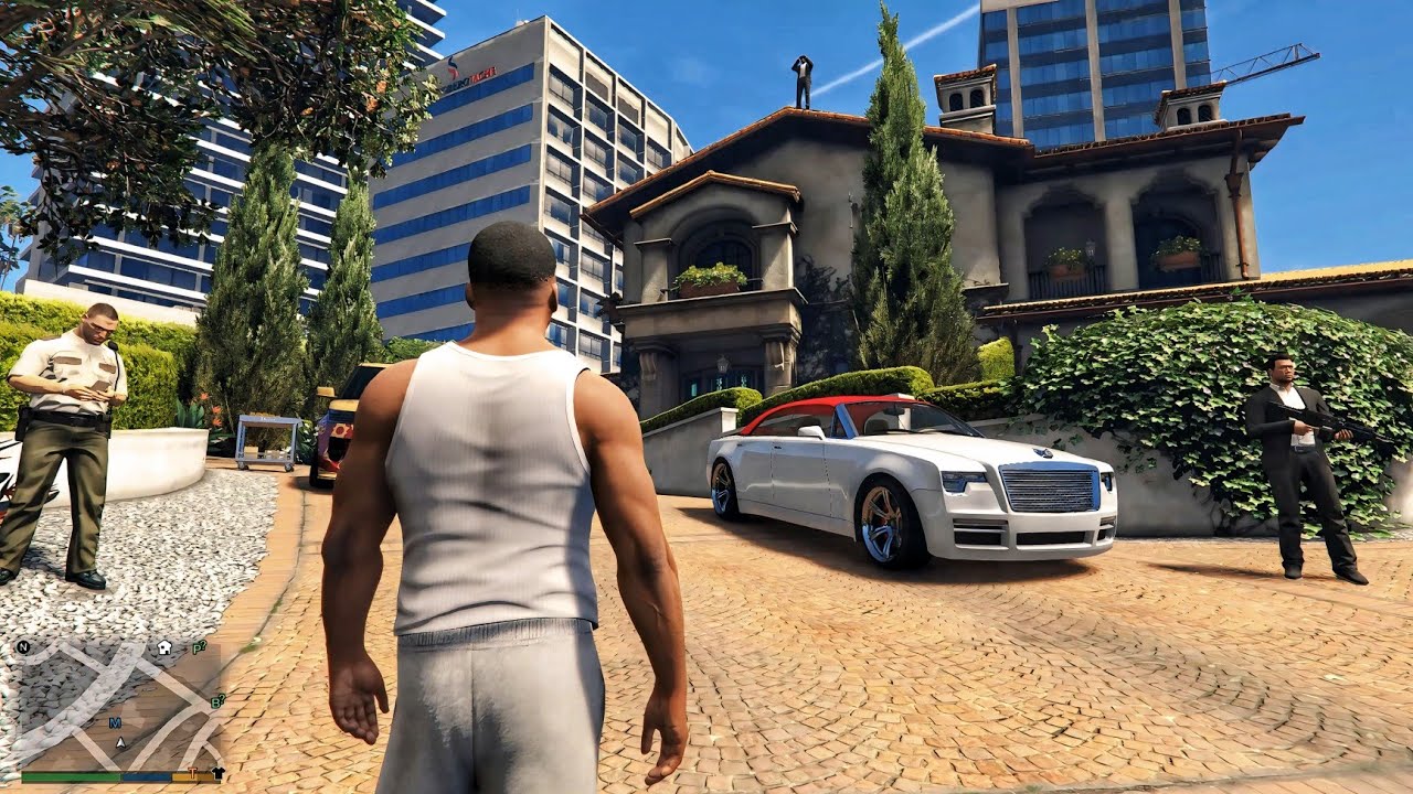 Gta V Enchanted - Franklin Broke Into Michael’s High-Security House for a Luxury Car