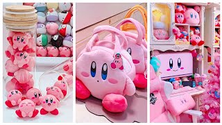 Kirby Star Collection 🛍️ stationery desk makeover  💝    #cindyasmr