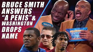 Washington Drops Name & Bruce Smith on Family Feud