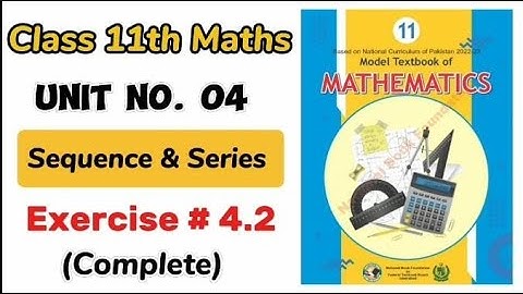 Exercise 4.2 class 11 NBF | Ex 4.2 class 11 NBF | National book foundation