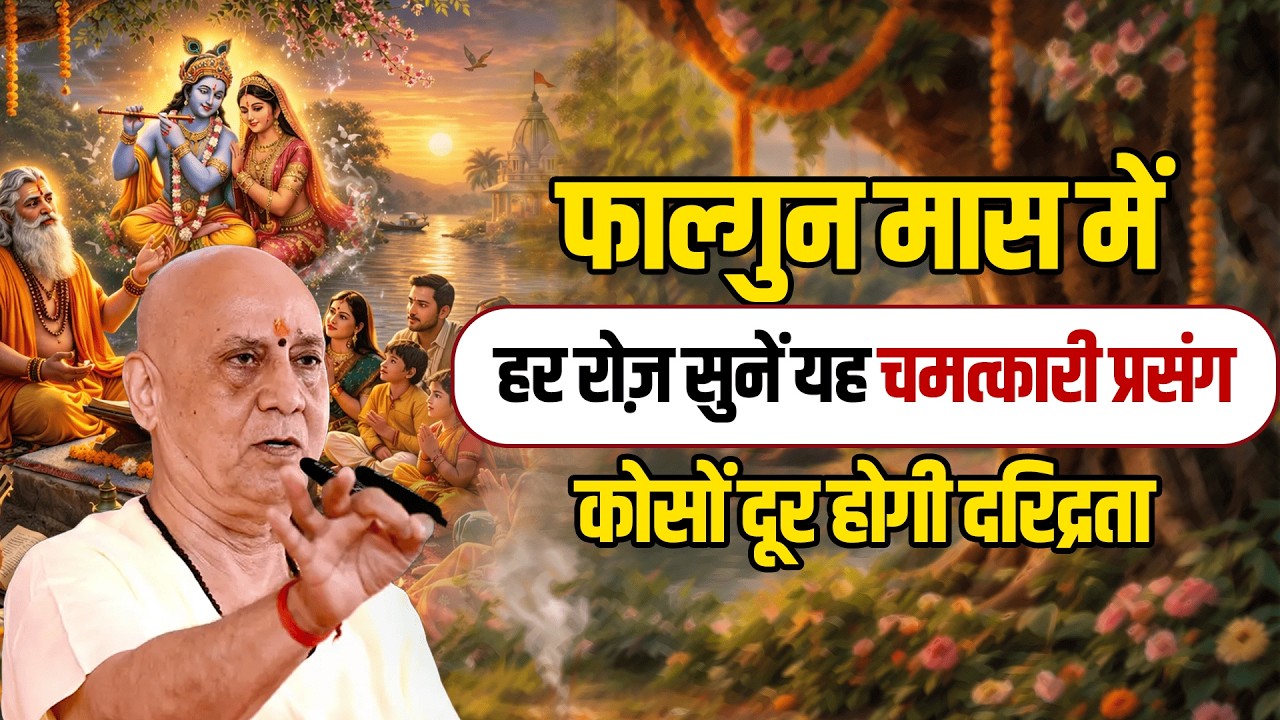 फाल्गुन मास में हर रोज़ सुनें यह चमत्कारी प्रसंग - कोसों दूर होगी दरिद्रता | Vijay Kaushal Ji