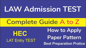 Law Admission TEST 2023 | How to Apply for LAT | How to Prepare for LAT