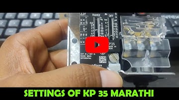 Danfoss pressure switch settings | Danfoss KP35 | in Marathi | Danfoss pressure switch adjustment