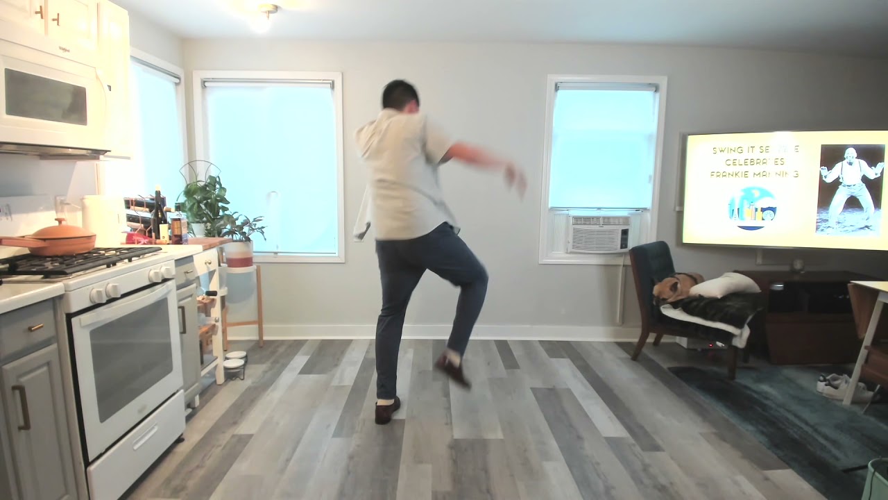 Swing It Seattle - Frankie Manning's "Frankie Doo" Full Routine - Mark Kihara