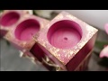 Decoupage tutorial - candle holders