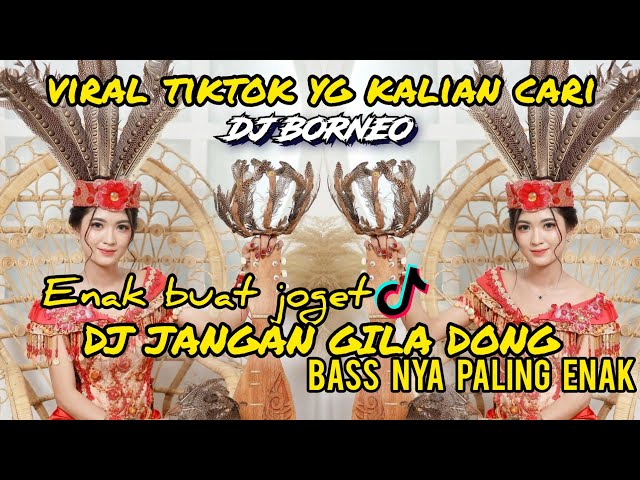 DJ JANGAN GILA DONG FULLBASS ENAK BUAT JOGET VIRAL TIKTOK (dj borneo) class=