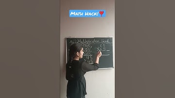 #Fast multiplication trick #Interesting math tricks #shorts#magic #trending#Creative edge