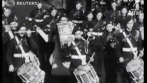 Air Training Cadets perform in Stoke Newington (1949)