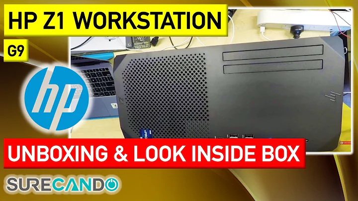 HP Z1 G9 Tower Desktop PC Unboxing and initial reviews. Look inside the box.