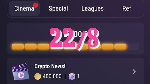 Crypto News!   22 Aug Tap Swap Watch Daily Video Code  | Tapswap New Code Today?  . Complete 