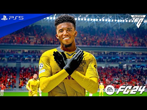 FC 24 - PSV vs. Dortmund - Champions League 23/24 RO16 1st Leg Match | PS5™ [4K60]