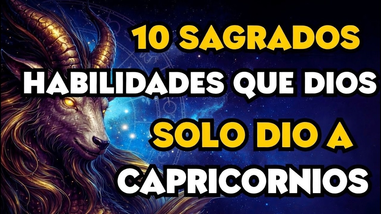 10 habilidades sagradas que Dios dio solo a las almas de Capricornio
