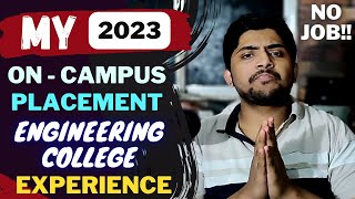 On Campus Placement Experience 2023 in West Bengal Tier 3 Engineering College