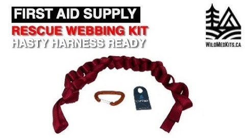 Rescue Webbing Kit: Hasty Harness Ready