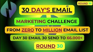 Zero to Million Emails in 30 Days Challenge sponsored by No Limit Emails! Day 30