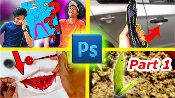 Youtuber Makes 4 YouTube Thumbnails In 4 Minutes | Timelapse