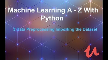 3. Data Preprocessing in Python   Importing the Database