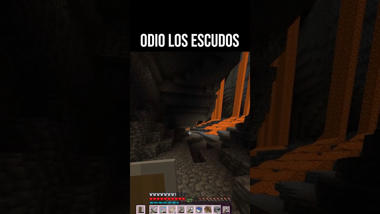 Odio Los Escudos #minecraft #humor #memes