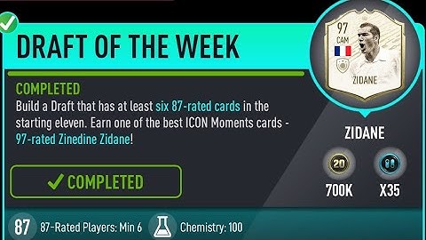 COMPLETED DRAFT OF THE WEEK: ZIDANE 97 - PACYBITS 20