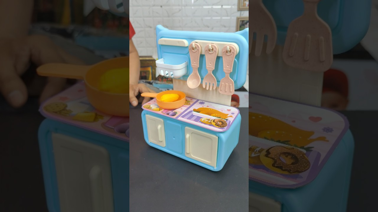 Mini Kitchen Set Unboxing and Test 