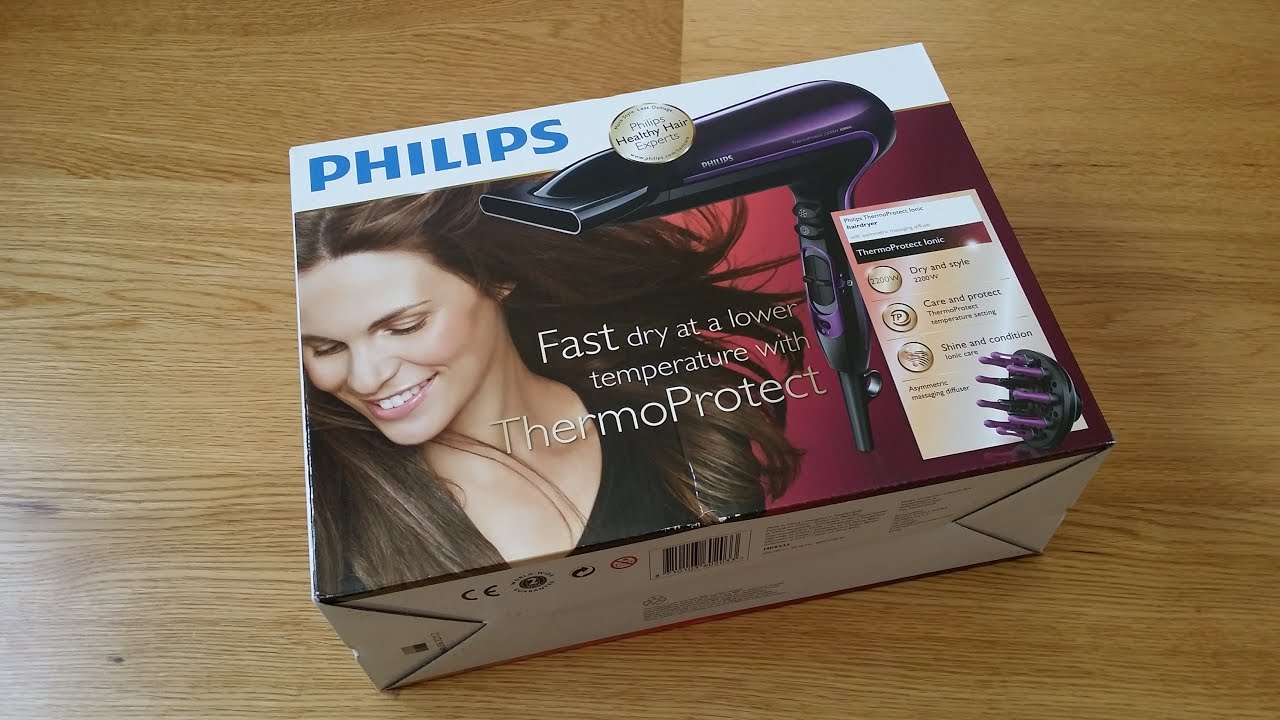Secador Philips Thermoprotect Ionic Hp8230 1900w Negro Nuevo | Envío gratis