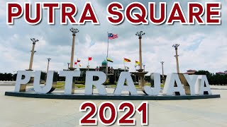 Download Lagu [4K Walk] Dataran Putra 300m circular suurrounded Putra Mosque, Bridge and the Promenade (Malaysia) MP3