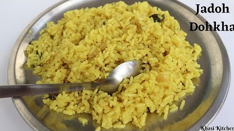 Jadoh Khlieh Dohkha  | Kumno Ban Shet Jadoh Dohkha | Rice Cooked With Fish Head| Khasi Kitchen