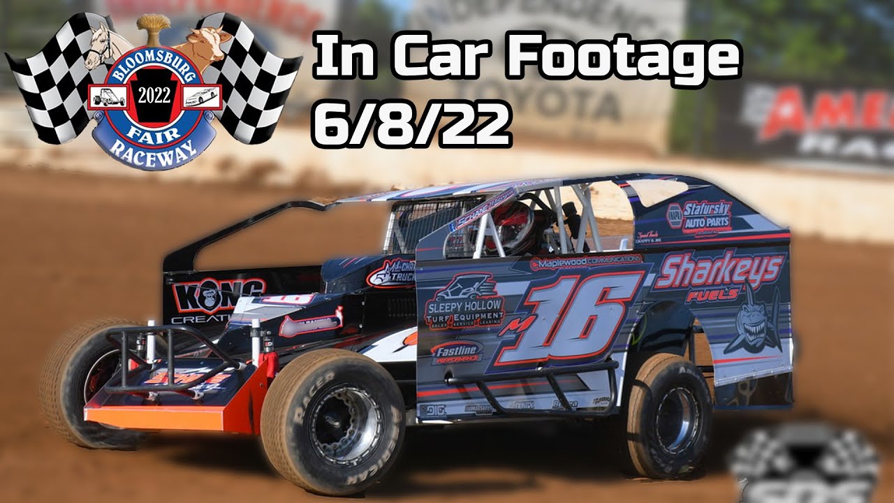 Mike Shane 602 Crate Modified @Bloomsburg Speedway 6-8-22 - YouTube