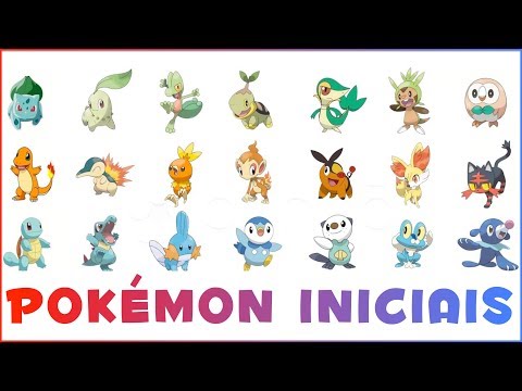 Todos Os Pokémon Iniciais (Portugués) 