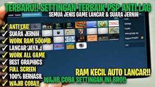 Cara Setting PPSSPP Agar Tidak Lag & Suara Jernih | Tutorial Android