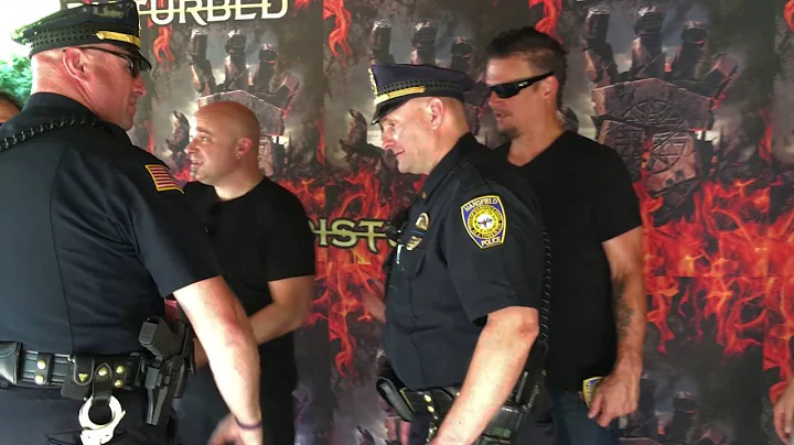 Disturbed on Tour: Meeting Mansfield Police Officers