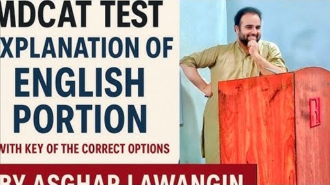 MDCAT test 26 October 2025 explanation of English with key #Mdcat2025testexplanation #mdcatkey