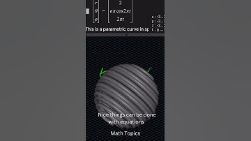 Parametric Equations: Spherical Coordinates #matematicas #maths #geometry #calculus #trigonometry