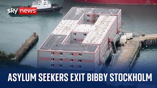 Asylum seekers leave Bibby Stockholm amid fears over bacteria