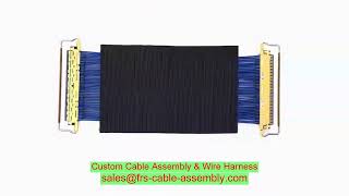 Conjunto de cable Fábrica Micro Coaxial LVDS Cable I-PEX 20453-230T-13 Cable micro coaxial personali