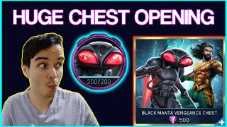 Hunting For Black Manta! Huge Black Manta Vengeance Opening Injustice 2 Mobile