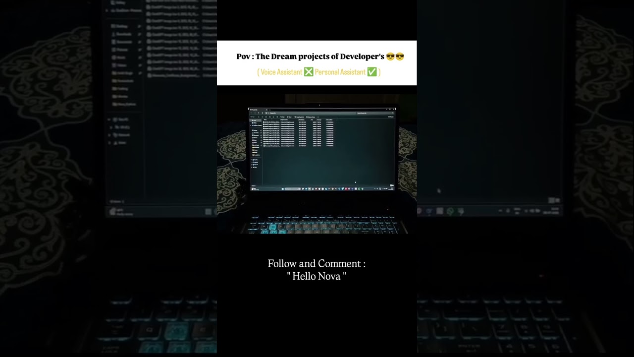 Voice assistant #nova #voiceassistants #siri #alexa #ironman #jarvis