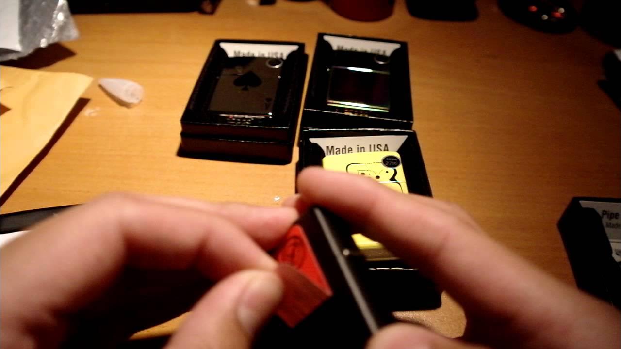 Unboxing 4 Zippo Lighters! YouTube