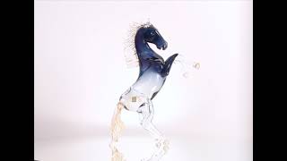 Murano Glass Horse Sculpture Rampant | BALIO YourMurano.com