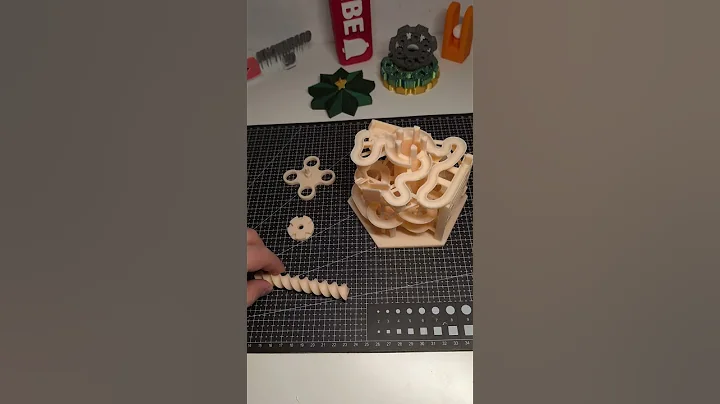 3D Printed Marble Machine Oops! 🔞 #3dprinted  #3dprinting #toys