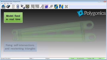 Real time demonstration of Polygonicas fixing capabilities