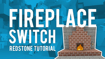 Minecraft Redstone Tutorial - Fireplace On/Off Switch (Xbox One Xbox 360 PS3 PS4)