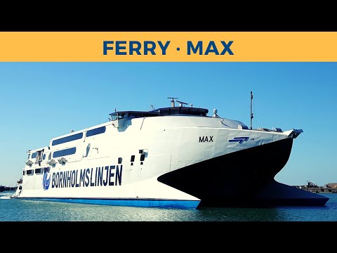 Arrival of ferry MAX, Ystad (Bornholmslinjen)