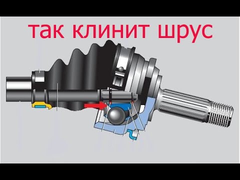 Биение руля на скорости 100 120 причины. Рулевой механизм типа червяк ролик. Шрус хрустит при повороте. Биениенаружнего шруса. Шрус подклинивает последствиям.