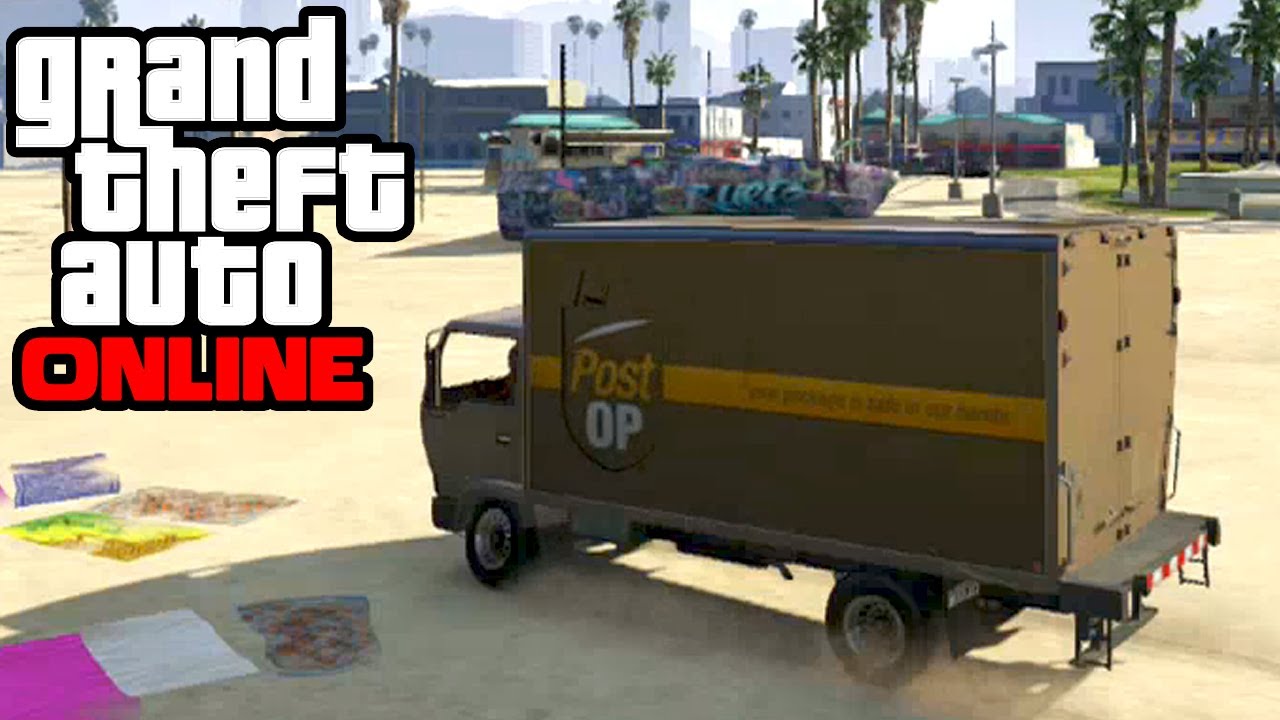 GTA 5 Online UPS First Day Delivery YouTube