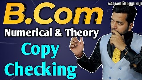 B.Com Exam 2022 - Numerical & Theory Copy Checking News | B.Com dena update
