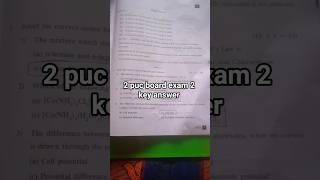 2 puc exam 2 key answer