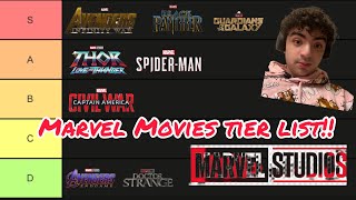INFINITY WAR BEST MOVIE EVER MADE? MARVEL MOVIES TIER LIST!