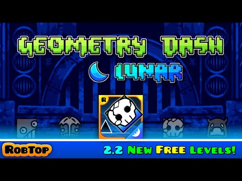 Видео: GEOMETRY DASH LUNAR (All Levels 1~4 / All Coins)