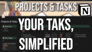 Step-by-Step: Build Your Perfect Projects & Tasks Template in Notion